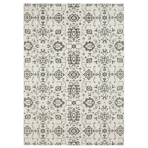 Oriental Weavers Intrigue INT08 Ivory/ Grey 9'10"" x 12'10"" Indoor Area Rug IINT08300390ST