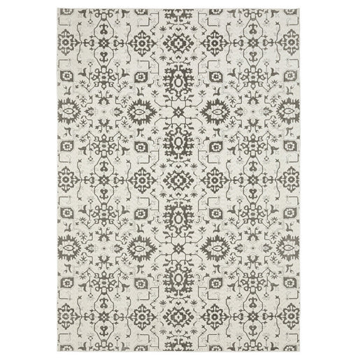 Oriental Weavers Intrigue INT08 Ivory/ Grey 6'7"" x 9'6"" Indoor Area Rug IINT08200290ST