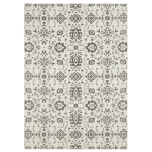 Oriental Weavers Intrigue INT08 Ivory/ Grey 7'10"" x 10'10"" Indoor Area Rug IINT08240330ST