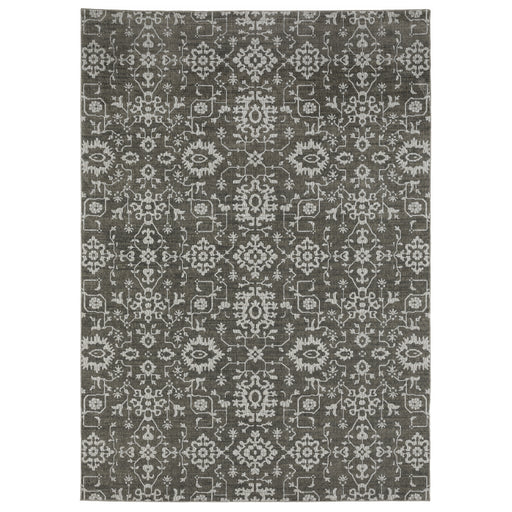 Oriental Weavers Intrigue INT09 Grey/ Ivory 9'10"" x 12'10"" Indoor Area Rug IINT09300390ST