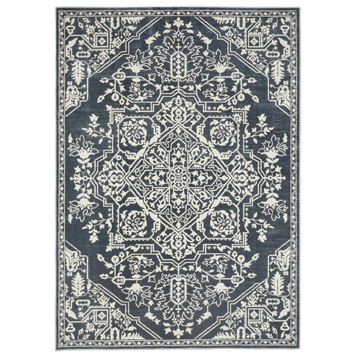 Oriental Weavers Intrigue INT10 Blue/ Ivory 6'7"" x 9'6"" Indoor Area Rug IINT10200290ST