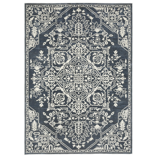 Oriental Weavers Intrigue INT10 Blue/ Ivory 7'10"" x 10'10"" Indoor Area Rug IINT10240330ST