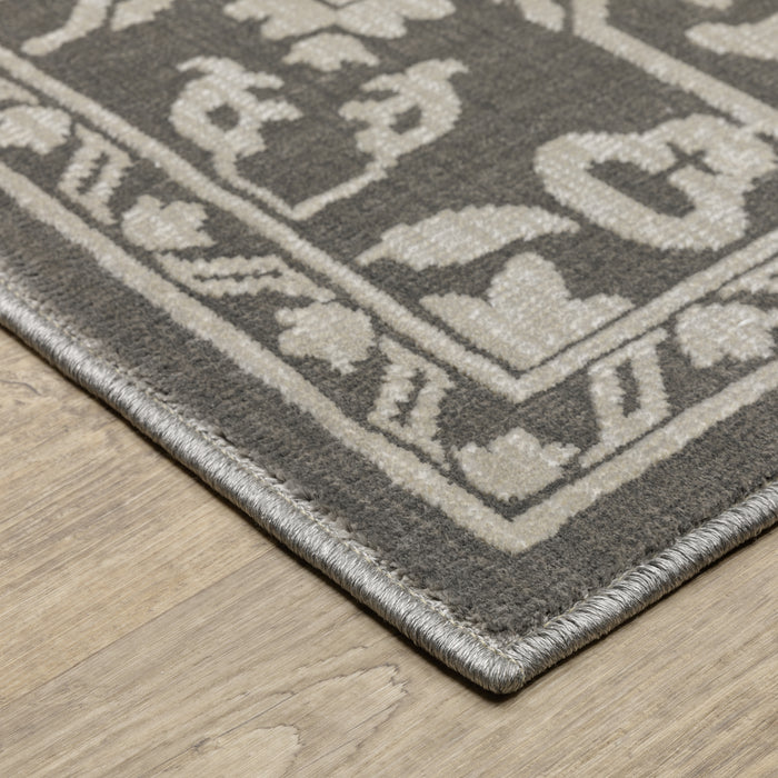 Oriental Weavers Intrigue INT12 Grey/Light Grey 9'10"" x 12'10"" Indoor Area Rug IINT12300390ST
