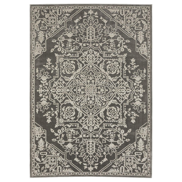 Oriental Weavers Intrigue INT12 Grey/Light Grey 9'10"" x 12'10"" Indoor Area Rug IINT12300390ST