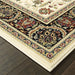 Oriental Weavers Kashan 108X1 Ivory/ Black 9'10"" x 12'10"" Indoor Area Rug K108X1300390ST