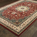 Oriental Weavers Kashan 119N1 Red/ Ivory 9'10"" x 12'10"" Indoor Area Rug K119N1300390ST
