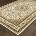 Oriental Weavers Kashan 119W1 Ivory/ Beige 9'10"" x 12'10"" Indoor Area Rug K119W1300390ST