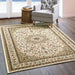 Oriental Weavers Kashan 119W1 Ivory/ Beige 9'10"" x 12'10"" Indoor Area Rug K119W1300390ST
