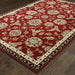 Oriental Weavers Kashan 370RI Red/ Multi 9'10"" x 12'10"" Indoor Area Rug K370R1300390ST