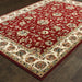 Oriental Weavers Kashan 4929R Red/ Ivory 9'10"" x 12'10"" Indoor Area Rug K4929R300390ST