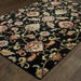 Oriental Weavers Kashan 9946K Black/ Multi 9'10"" x 12'10"" Indoor Area Rug K9946K300390ST