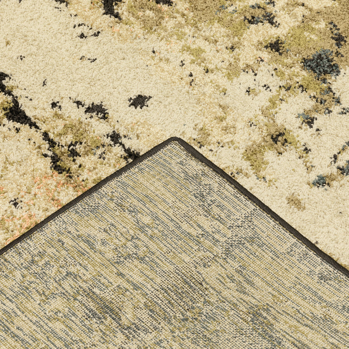 Oriental Weavers Kendall 4928X Beige/ Charcoal 7'10"" x 10'10"" Indoor Area Rug K4928X240330ST