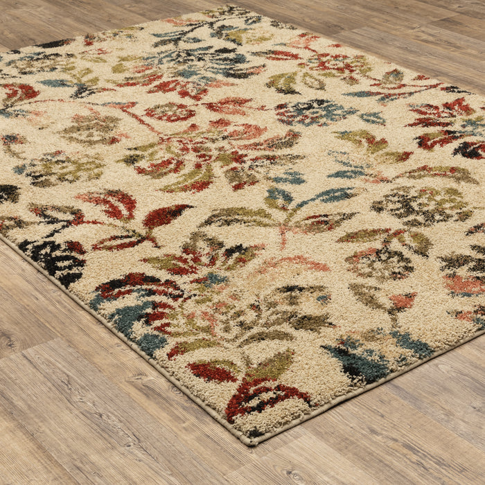 Oriental Weavers Kendall 5090E Beige/ Multi 6'7"" x 9'6"" Indoor Area Rug K5090E200290ST