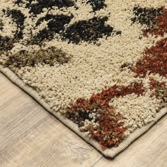 Oriental Weavers Kendall 5090E Beige/ Multi 9'10"" x 12'10"" Indoor Area Rug K5090E300390ST