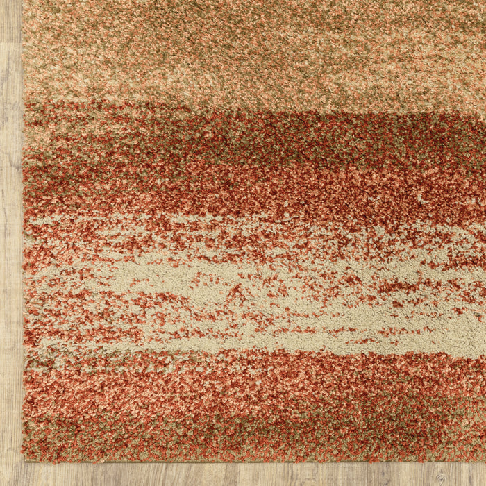 Oriental Weavers Kendall 5570X Multi/ Salmon 7'10"" x 10'10"" Indoor Area Rug K5570X240330ST