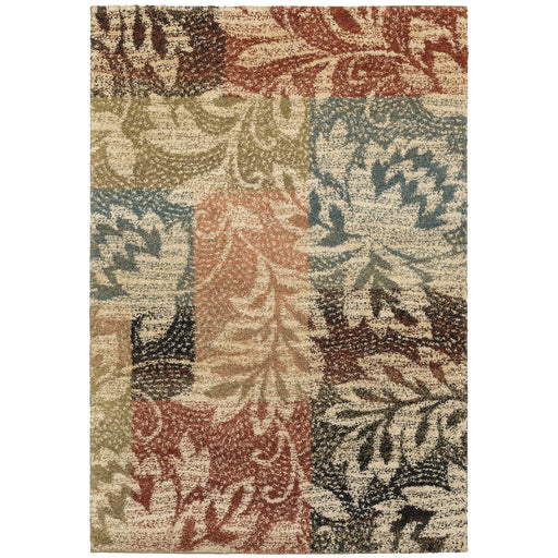 Oriental Weavers Kendall 561X1 Beige/ Multi 9'10"" x 12'10"" Indoor Area Rug K561X1300390ST
