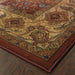 Oriental Weavers Kharma 332C4 Red/ Gold 9'9"" x 12'2"" Indoor Area Rug K332C4300380ST