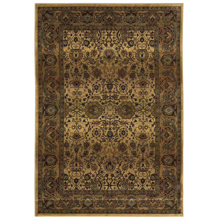 Oriental Weavers Kharma 332W4 Beige/ Red 6'7"" x 9'1"" Indoor Area Rug K332W4200285ST