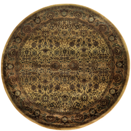 Oriental Weavers Kharma 332W4 Beige/ Red 8' Round Indoor Area Rug K332W4240240ST