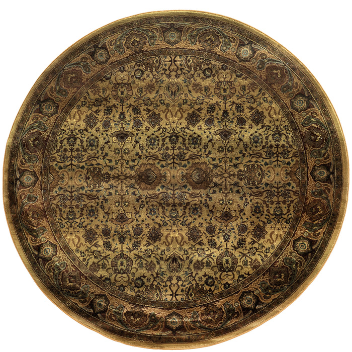 Oriental Weavers Kharma 332W4 Beige/ Red 8' Round Indoor Area Rug K332W4240240ST