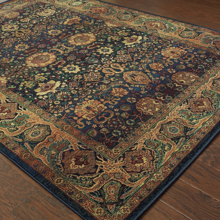 Oriental Weavers Kharma 332X4 Blue/ Beige 6'7"" x 9'1"" Indoor Area Rug K332X4200285ST
