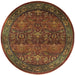 Oriental Weavers Kharma 465R4 Red/ Green 8' Round Indoor Area Rug K465R4240240ST