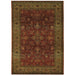 Oriental Weavers Kharma 836C4 Red/ Green 6'7"" x 9'1"" Indoor Area Rug K836C4200285ST