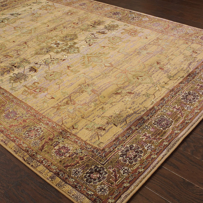 Oriental Weavers Kharma 836Y1 Beige/ Green 9'9"" x 12'2"" Indoor Area Rug K836Y1300380ST