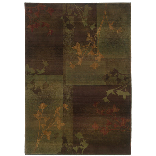 Oriental Weavers Kharma Ii 1048D Purple/ Green 9'9"" x 12'2"" Indoor Area Rug K1048D300380ST