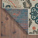 Oriental Weavers Latitude 1903W Grey/ Teal 9'10"" x 12'10"" Indoor/Outdoor Area Rug L1903W300390ST