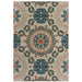 Oriental Weavers Latitude 1903W Grey/ Teal 9'10"" x 12'10"" Indoor/Outdoor Area Rug L1903W300390ST