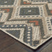 Oriental Weavers Latitude 002X3 Grey/ Orange 9'10"" x 12'10"" Indoor/Outdoor Area Rug L002X3300390ST