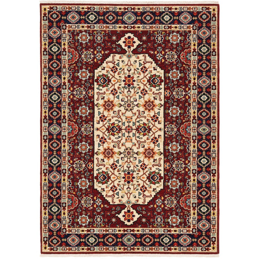 Oriental Weavers Lilihan 1802W Red/ Ivory 5'3"" x 7'6"" Indoor Area Rug L1802W160235ST