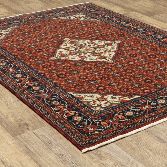 Oriental Weavers Lilihan 001C6 Red/ Blue 9'10"" x 12'10"" Indoor Area Rug L001C6300394ST