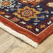 Oriental Weavers Lilihan 2061V Red/ Blue 7'10"" x 10'10"" Indoor Area Rug L2061V240340ST