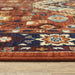Oriental Weavers Lilihan 2061V Red/ Blue 6'7"" x 9'6"" Indoor Area Rug L2061V200296ST