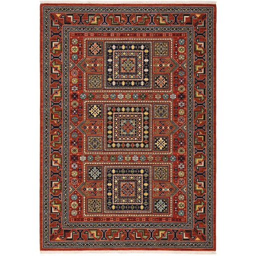 Oriental Weavers Lilihan 002C6 Red/ Multi 6'7"" x 9'6"" Indoor Area Rug L002C6200296ST