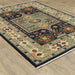 Oriental Weavers Lilihan 041H6 Blue/ Ivory 6'7"" x 9'6"" Indoor Area Rug L041H6200296ST