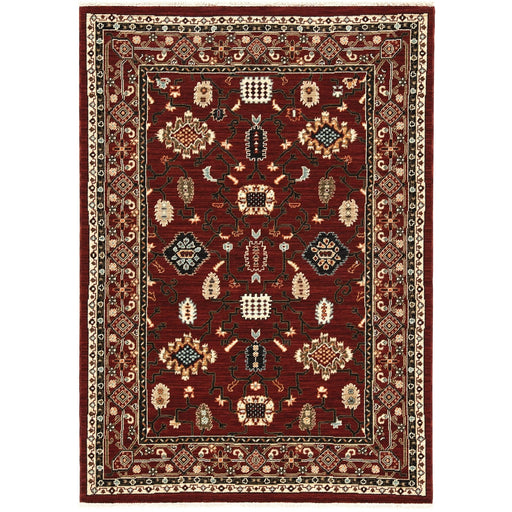 Oriental Weavers Lilihan 043S6 Red/ Black 9'10"" x 12'10"" Indoor Area Rug L043S6300394ST