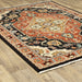 Oriental Weavers Lilihan 4929A Black/ Rust 6'7"" x 9'6"" Indoor Area Rug L4929A200296ST