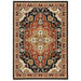 Oriental Weavers Lilihan 4929A Black/ Rust 5'3"" x 7'6"" Indoor Area Rug L4929A160235ST