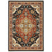 Oriental Weavers Lilihan 4929A Black/ Rust 7'10"" x 10'10"" Indoor Area Rug L4929A240340ST