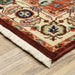 Oriental Weavers Lilihan 5502C Red/ Ivory 5'3"" x 7'6"" Indoor Area Rug L5502C160235ST