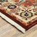 Oriental Weavers Lilihan 5502C Red/ Ivory 6'7"" x 9'6"" Indoor Area Rug L5502C200296ST