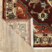 Oriental Weavers Lilihan 5502C Red/ Ivory 5'3"" x 7'6"" Indoor Area Rug L5502C160235ST