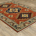 Oriental Weavers Lilihan 5504P Red/ Multi 9'10"" x 12'10"" Indoor Area Rug L5504P300394ST