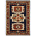 Oriental Weavers Lilihan 090B6 Blue/ Red 5'3"" x 7'6"" Indoor Area Rug L090B6160235ST