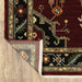 Oriental Weavers Lilihan 092R6 Red/ Black 6'7"" x 9'6"" Indoor Area Rug L092R6200296ST