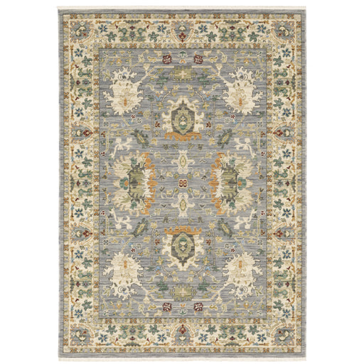 Oriental Weavers Lucca 2063L Grey/ Multi 7'10"" x 10'10"" Indoor Area Rug L2063L240340ST