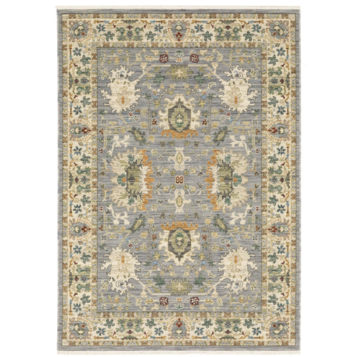 Oriental Weavers Lucca 2063L Grey/ Multi 5'3"" x 7'6"" Indoor Area Rug L2063L160235ST